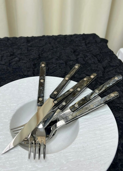 Set Of 10 Modern Elegant Terra Flatware